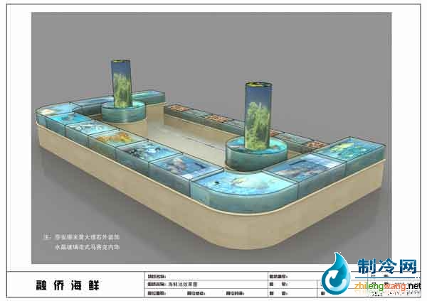 大同生態(tài)園酒樓海鮮池工程