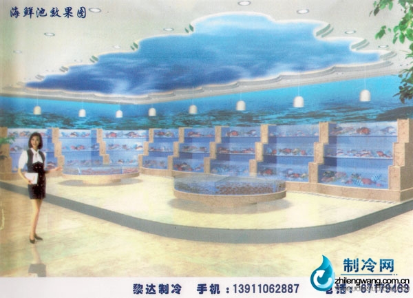 廊坊金泊灣酒樓海鮮池工程
